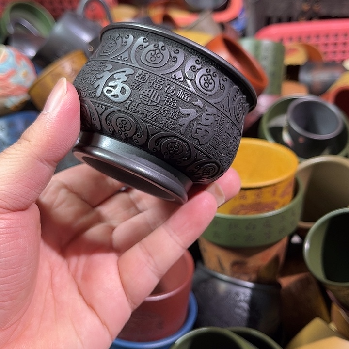 茶杯紫砂全手工紫砂主人杯