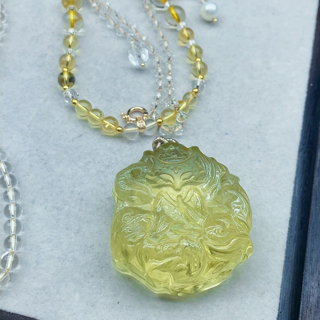 水晶吊坠(不含链)未镶嵌韦*仙