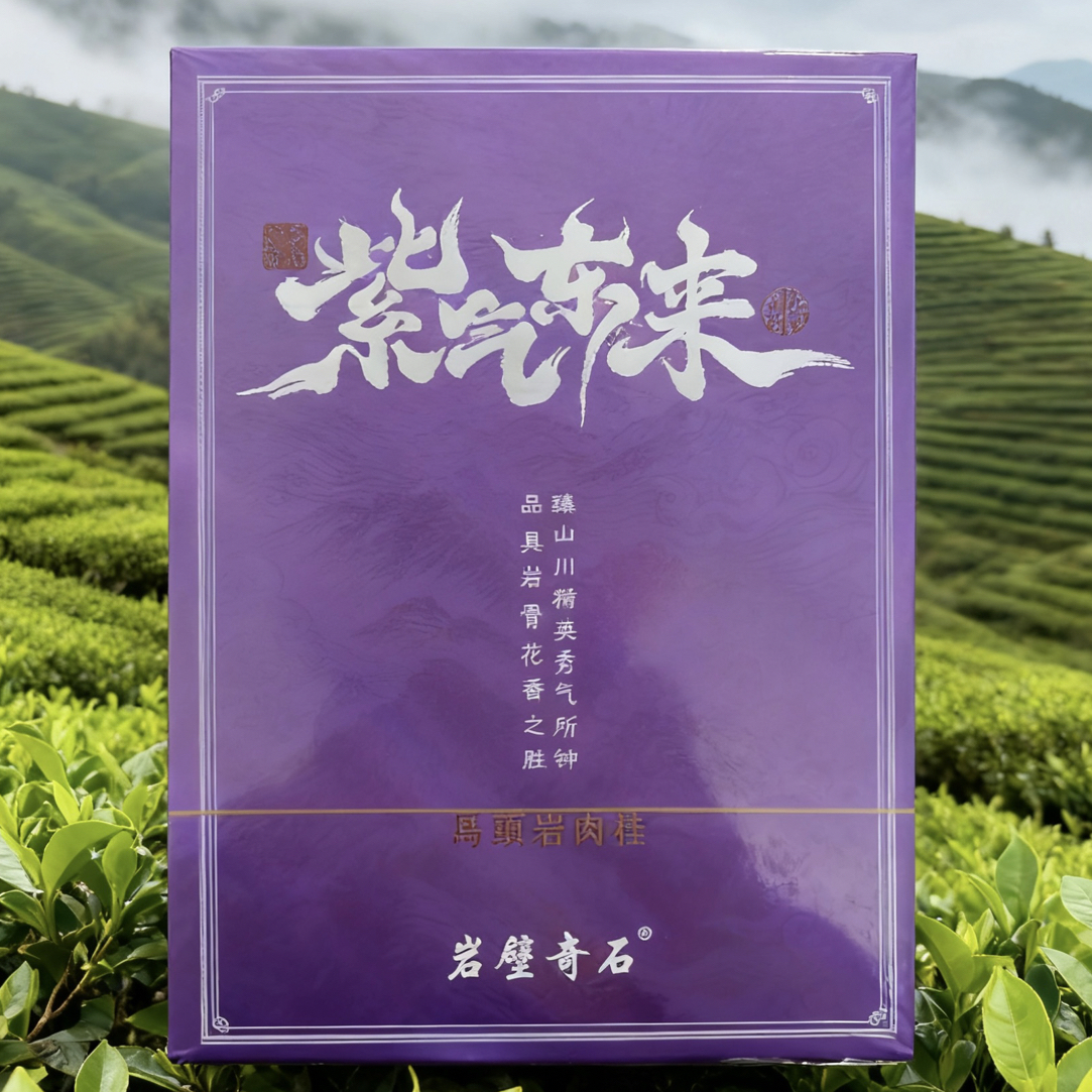 岩壁奇石（紫气东来）马头岩肉桂 8.5克*4泡