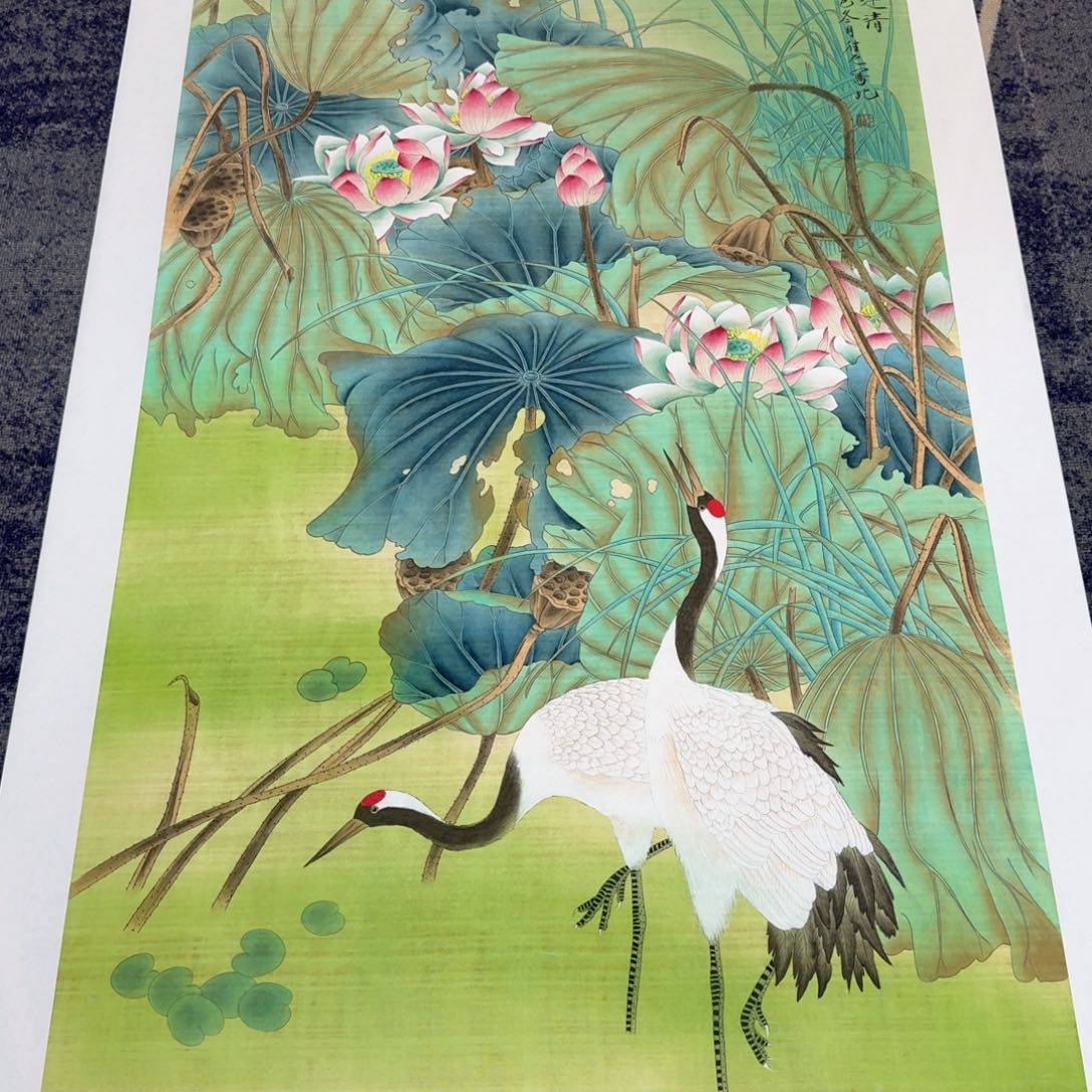 国画国画作品山水花鸟纯手绘