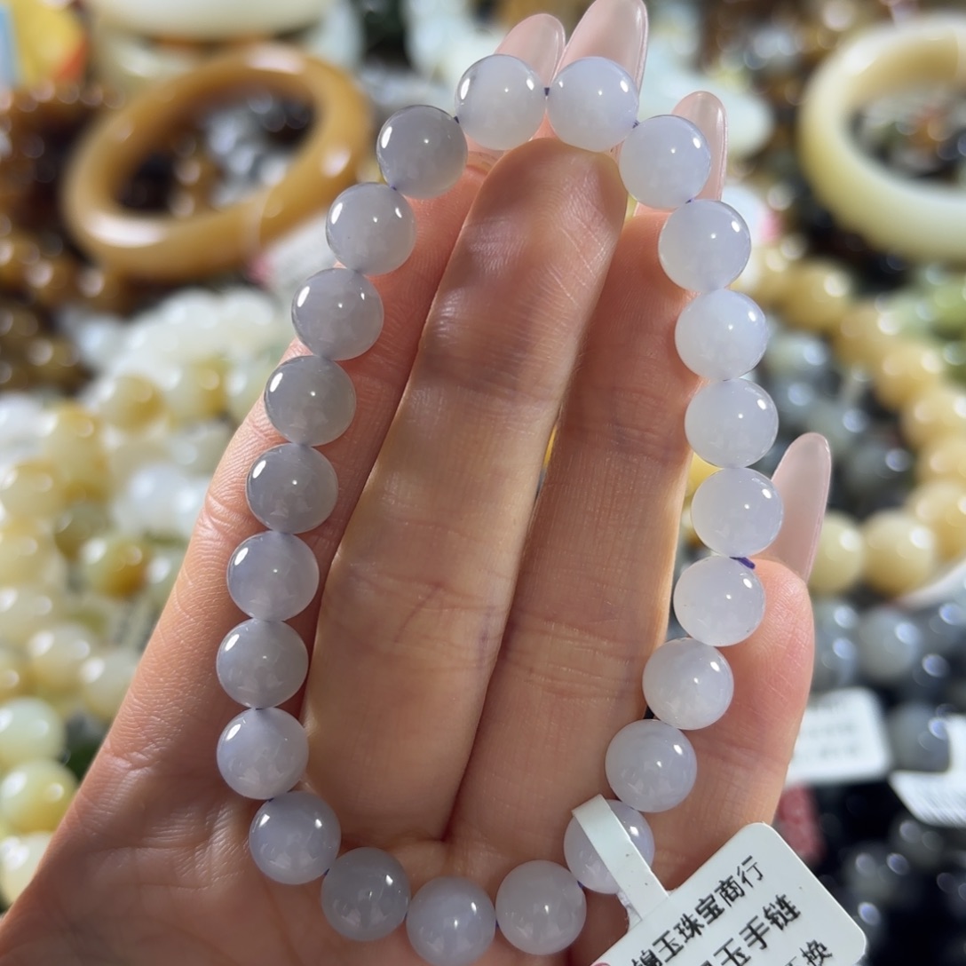 和田玉未镶嵌手串85