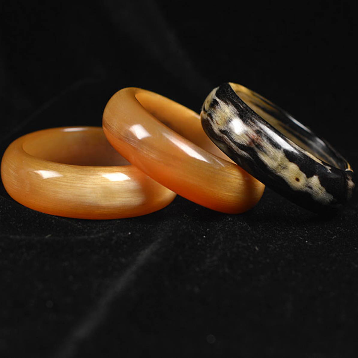 非金属木质手镯 精品高贵羊角平安手镯养生国风女百搭民族风礼物