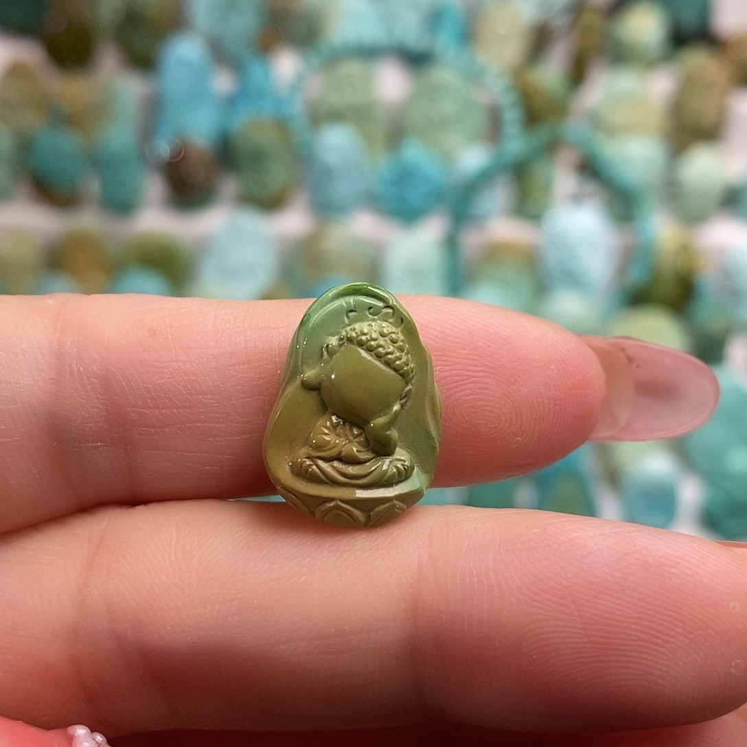 未镶嵌绿松石绿松石