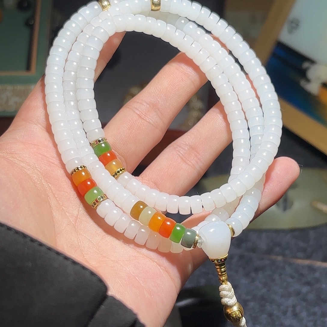 和田玉未镶嵌手链