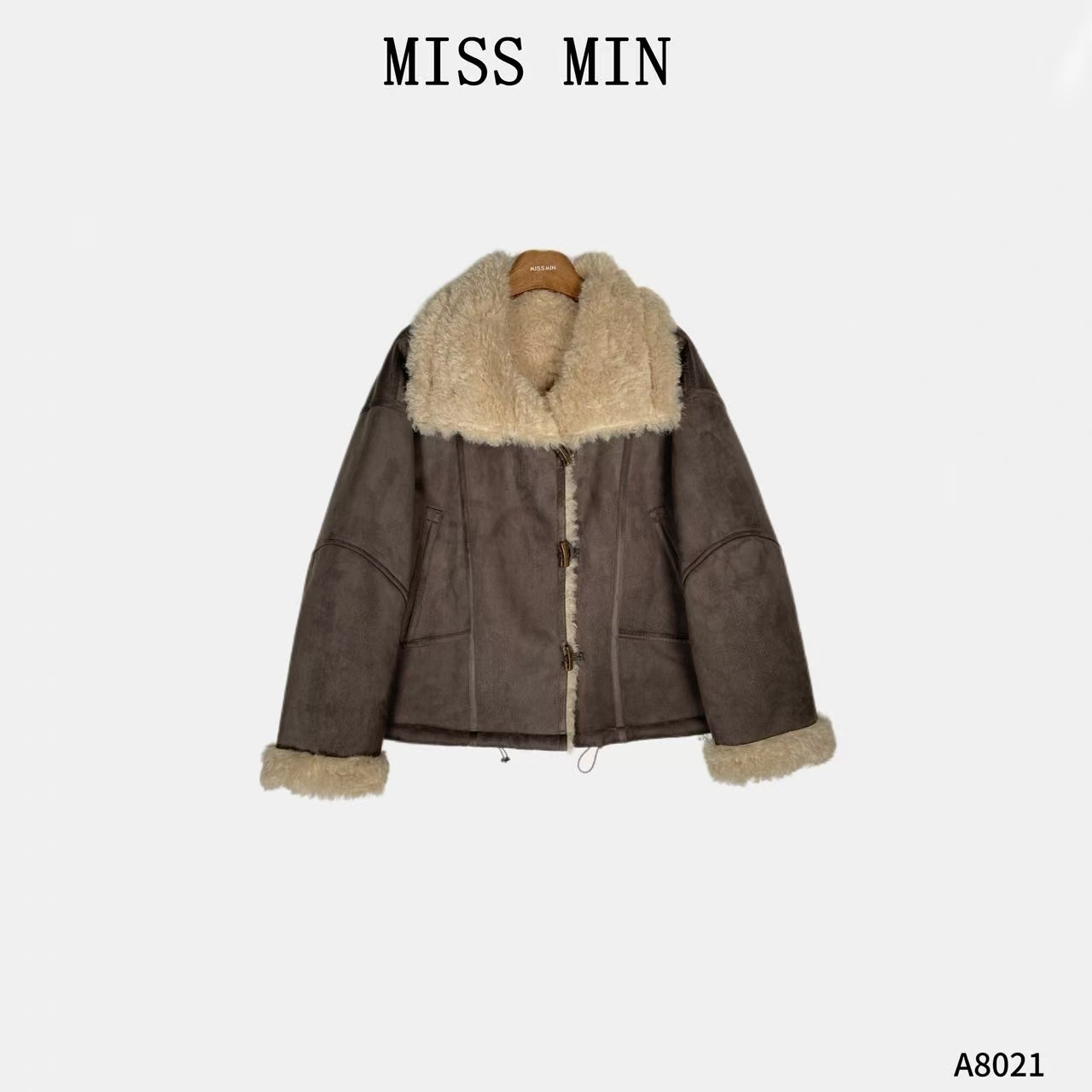 MISS MIN【塞纳河畔】翻领千金清冷贵系高级显瘦外套A8021