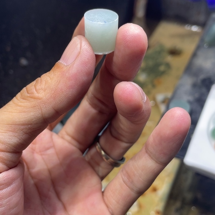 直***帆定制翡翠未镶嵌边角料