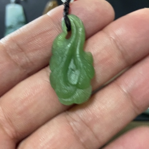 和田玉（碧玉）颈饰未镶嵌