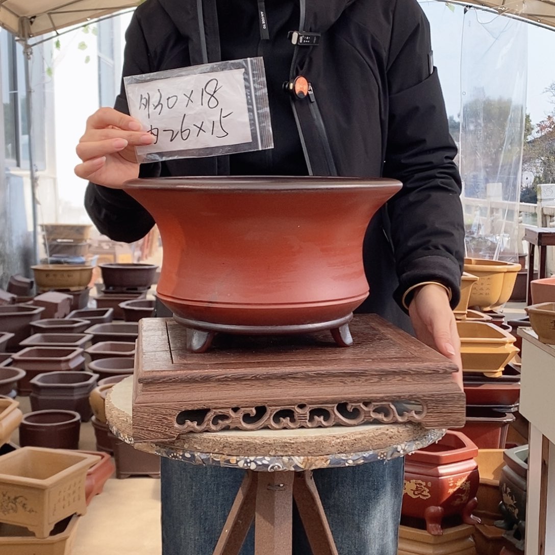 紫砂花盆紫砂花盆