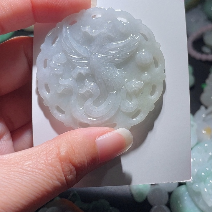 颈饰未镶嵌翡翠天