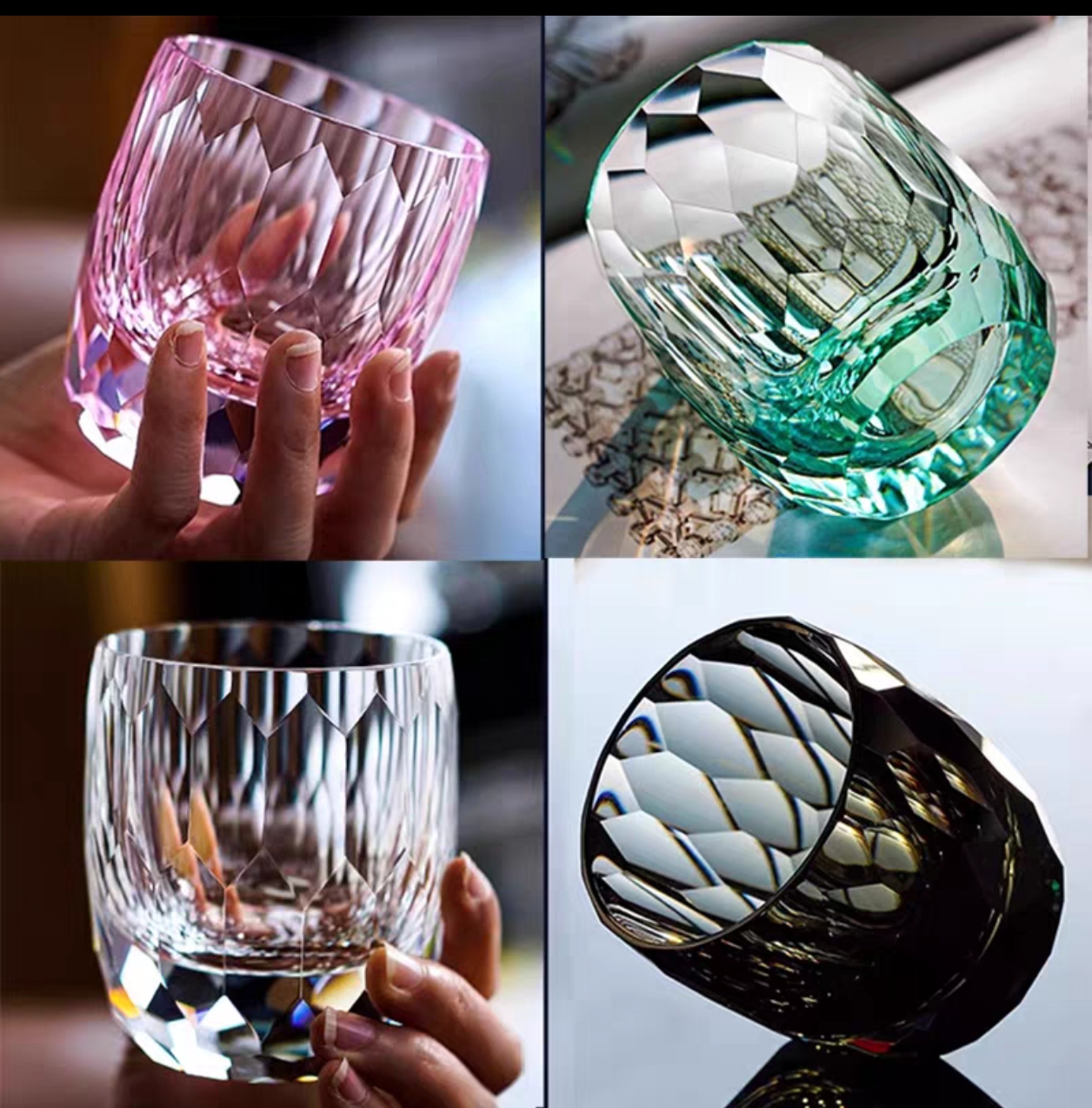 k9水晶钻杯限量创意威士忌杯啤酒杯果汁杯送礼装修新房100度开水