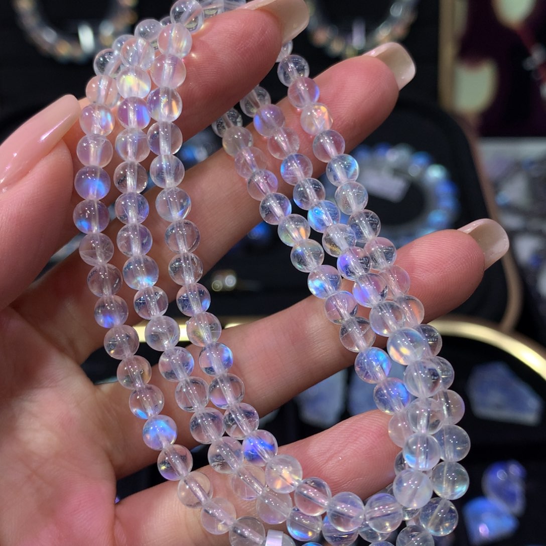 月光石手链4.8未镶嵌