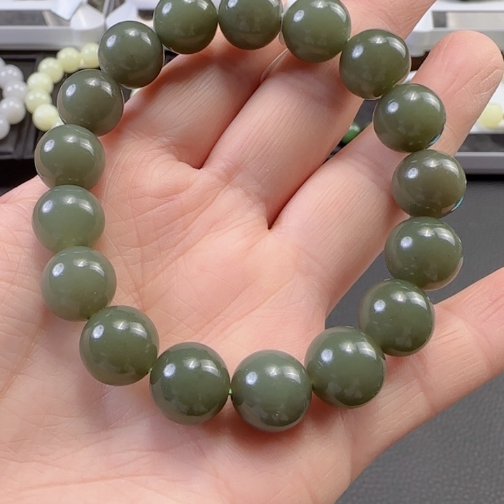 和田玉手链未镶嵌