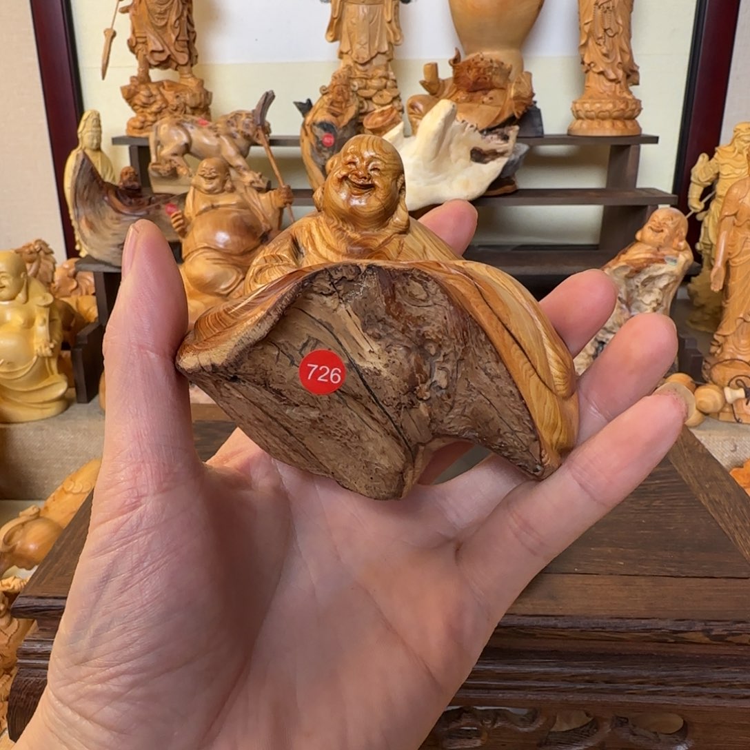 崖柏小木匠艺雕一物一拍
