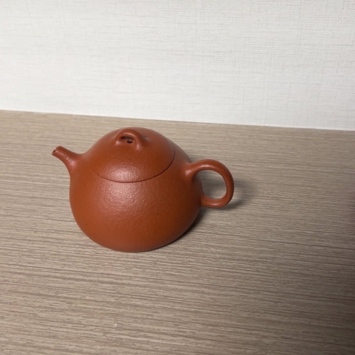 紫砂茶壶草*飞大红泥冬心