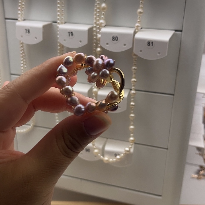 未镶嵌淡水珍珠发夹