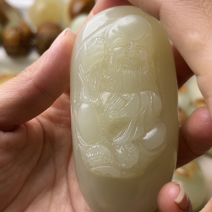 石材古青石不退换寿星