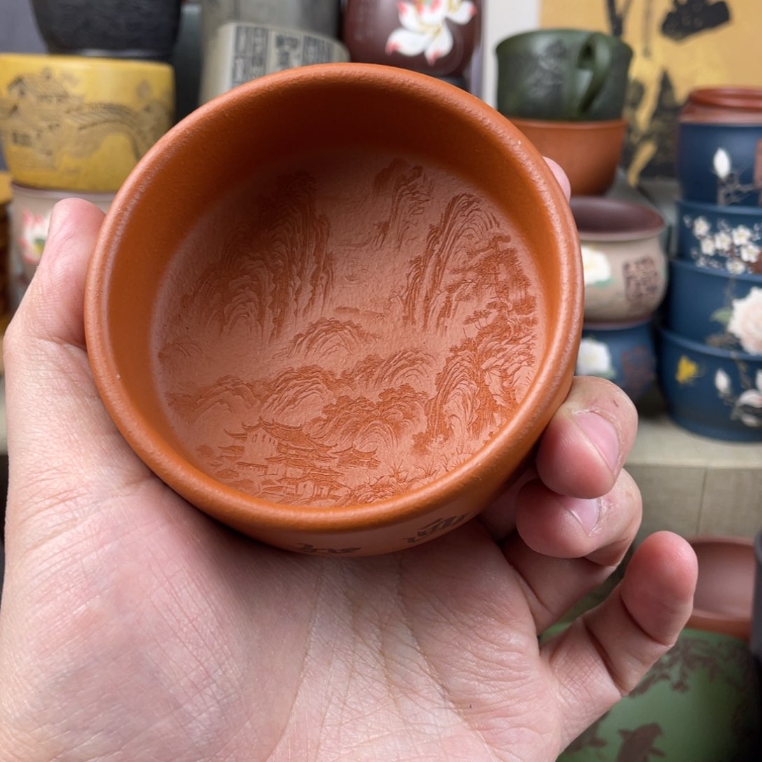 紫砂茶杯紫砂茶杯