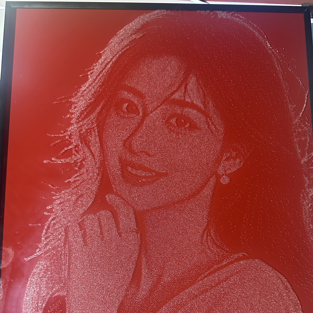 彩色玻璃  锤子画   私人定制