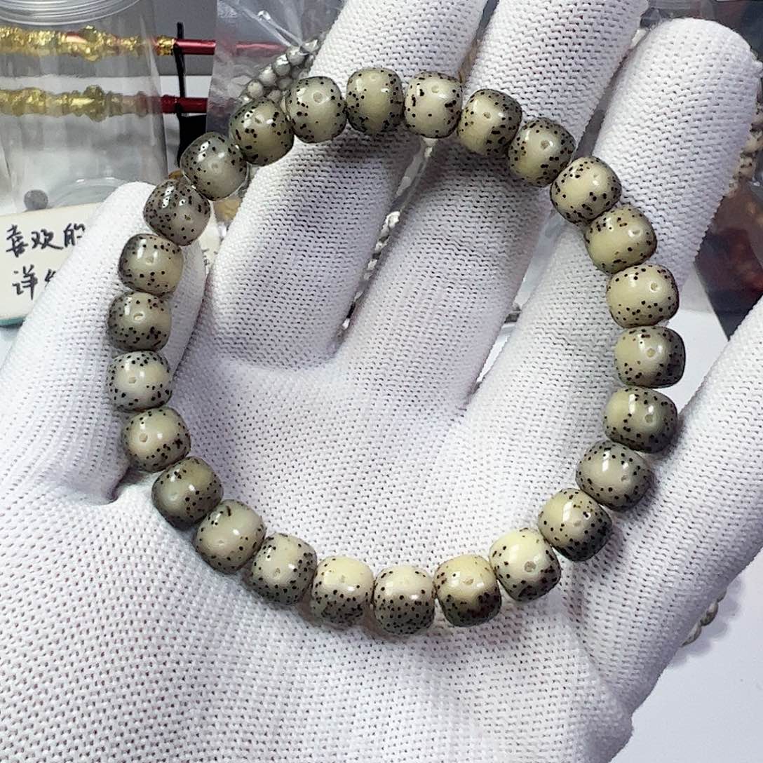 星月菩提手串98果冻通体留白a27