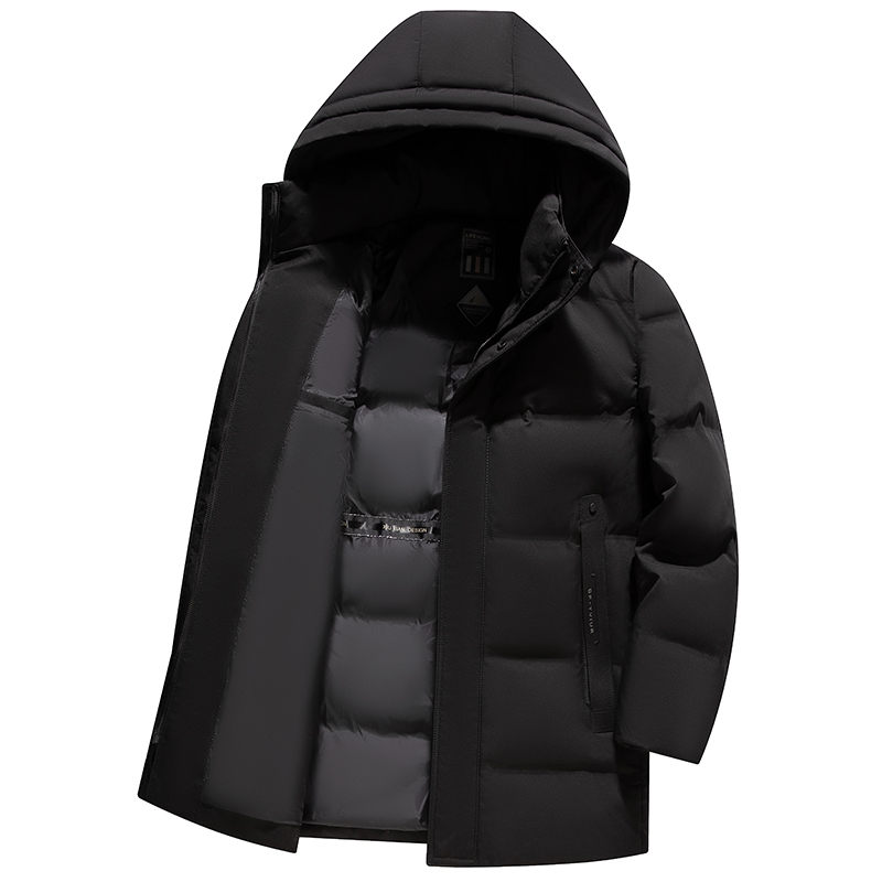 雪中飞商务休闲男士羽绒服冬季保暖外套加厚短款防风冬季外套加厚