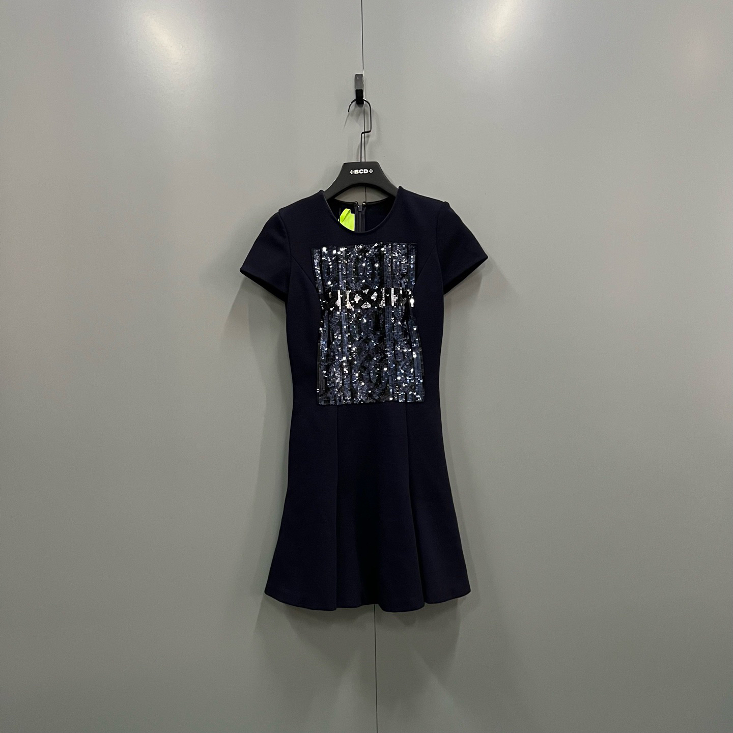 zz30 藏青色亮片打底衫38码/95新/607252/无领标