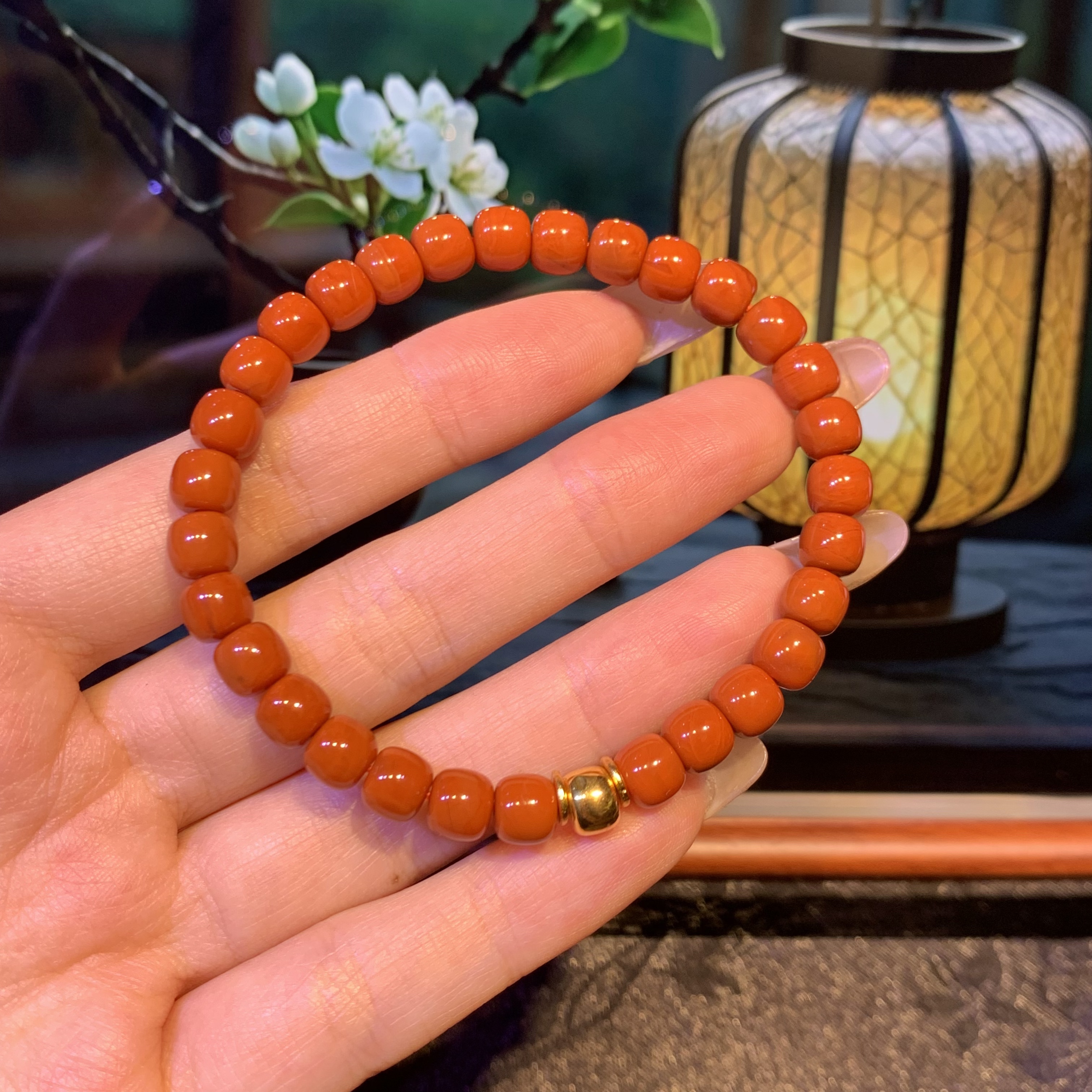 【逍遥】南红玛瑙老型珠手串*749/11867/多样性发/1件