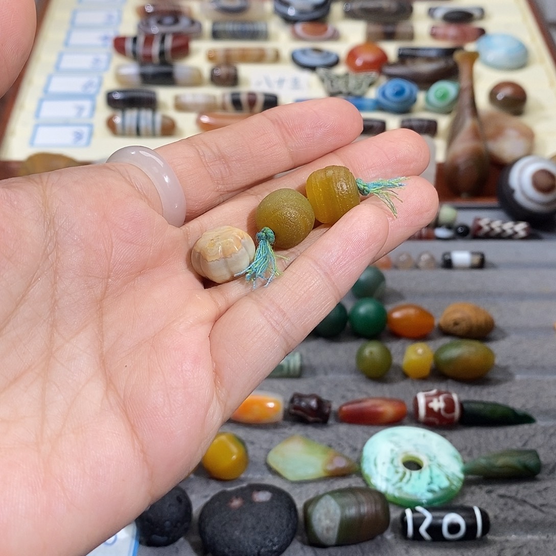 站***鬼玛瑙/玉髓合金颈饰