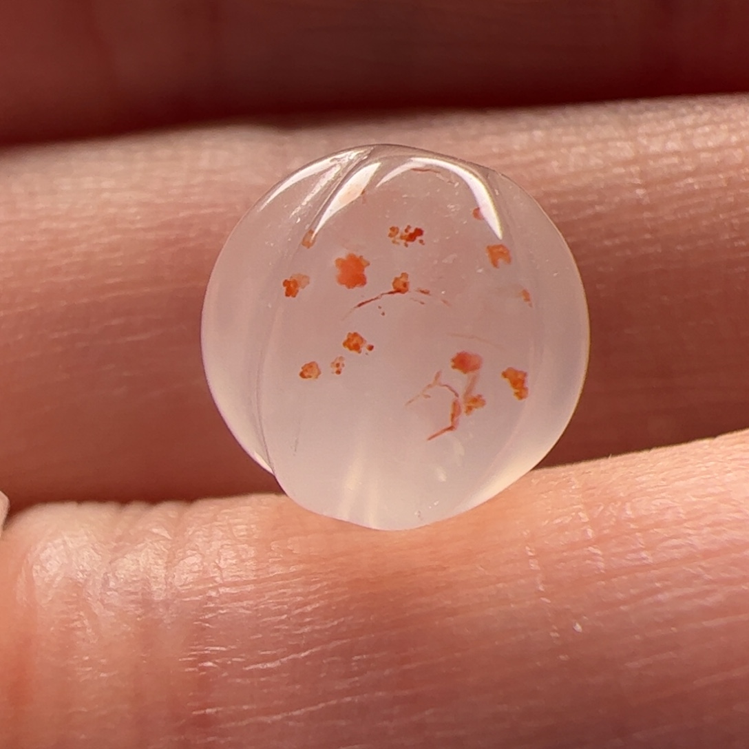 南红玛瑙未镶嵌瓜珠9mm