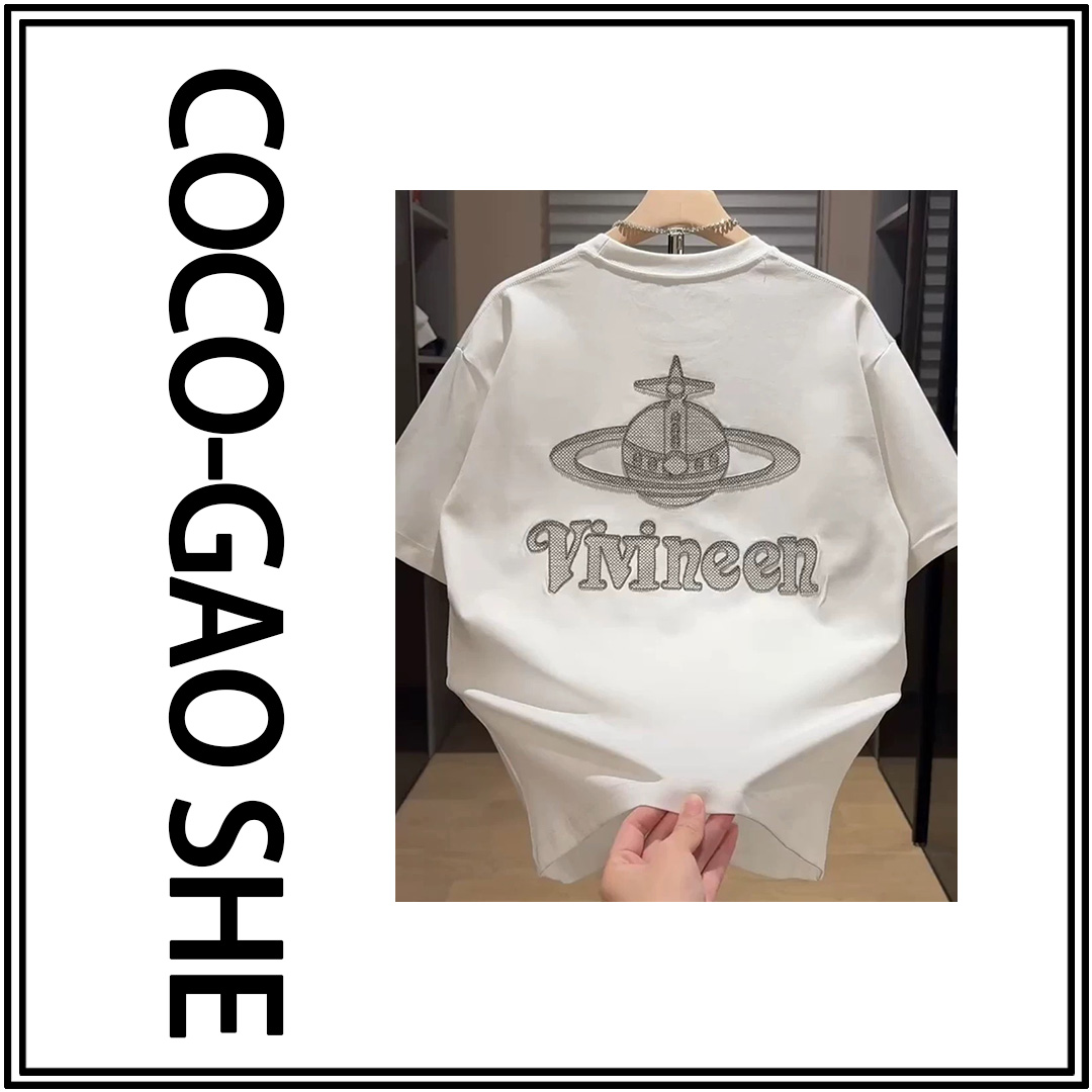 【42号链接-薇家土星】夏天重磅潮牌短袖圆领休闲T恤1046