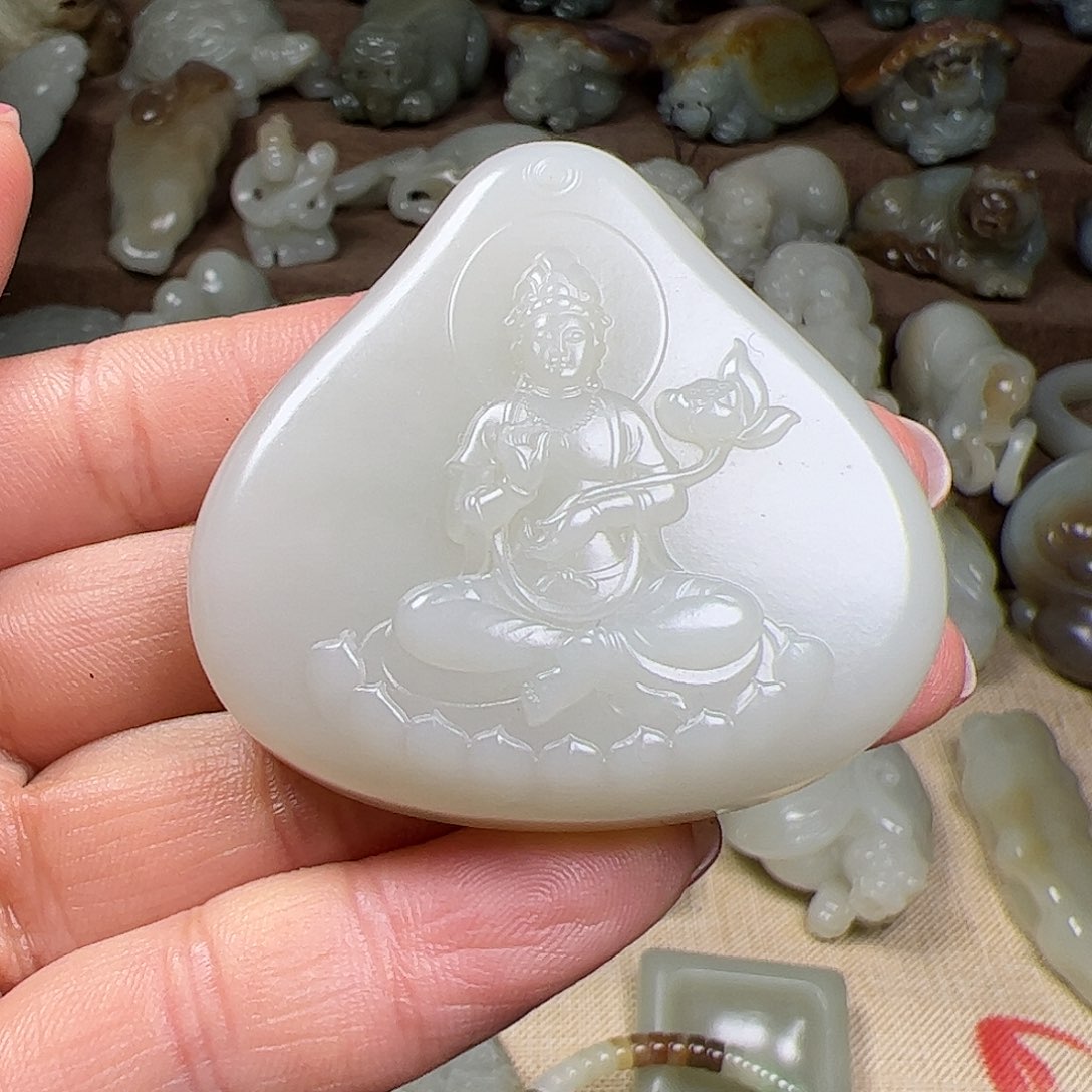 和田玉挂件未镶嵌