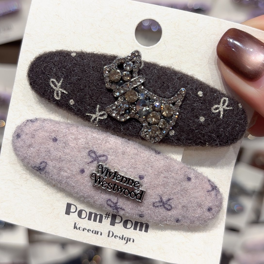 布艺铁合金拼色狗一对