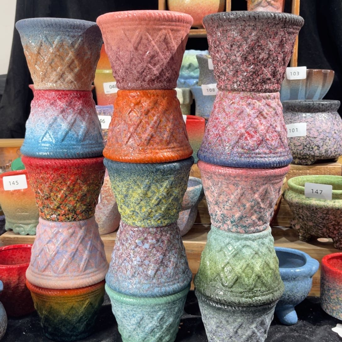 微瑕口径8cm25一个中花篮可挑