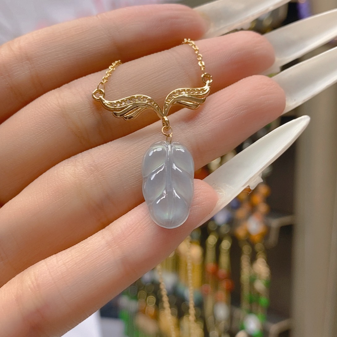 翡翠合金耳饰翡翠