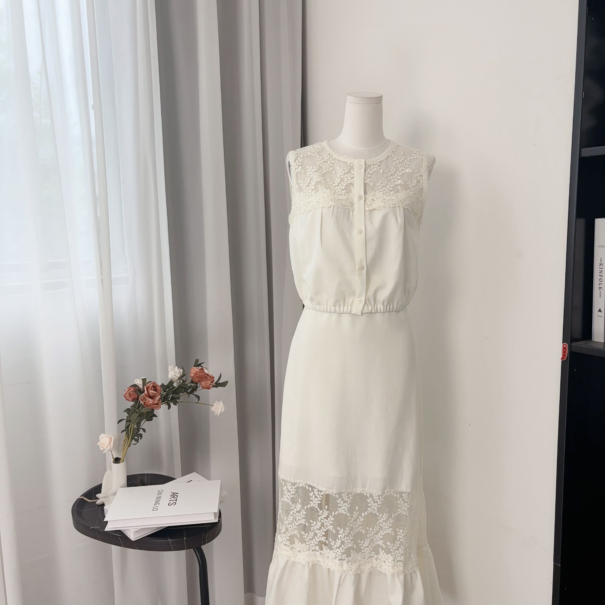 拉夏贝尔2025年夏季新款休闲百搭气质长袖上衣+半身裙 15857 JCK