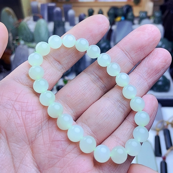 和田玉手串未镶嵌