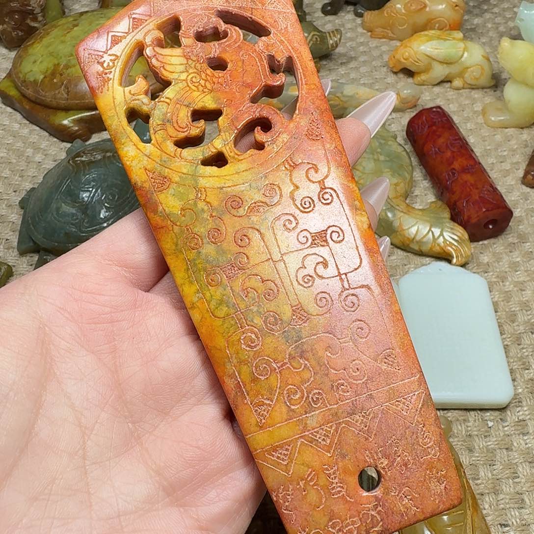 白玉菩提吊坠挂件