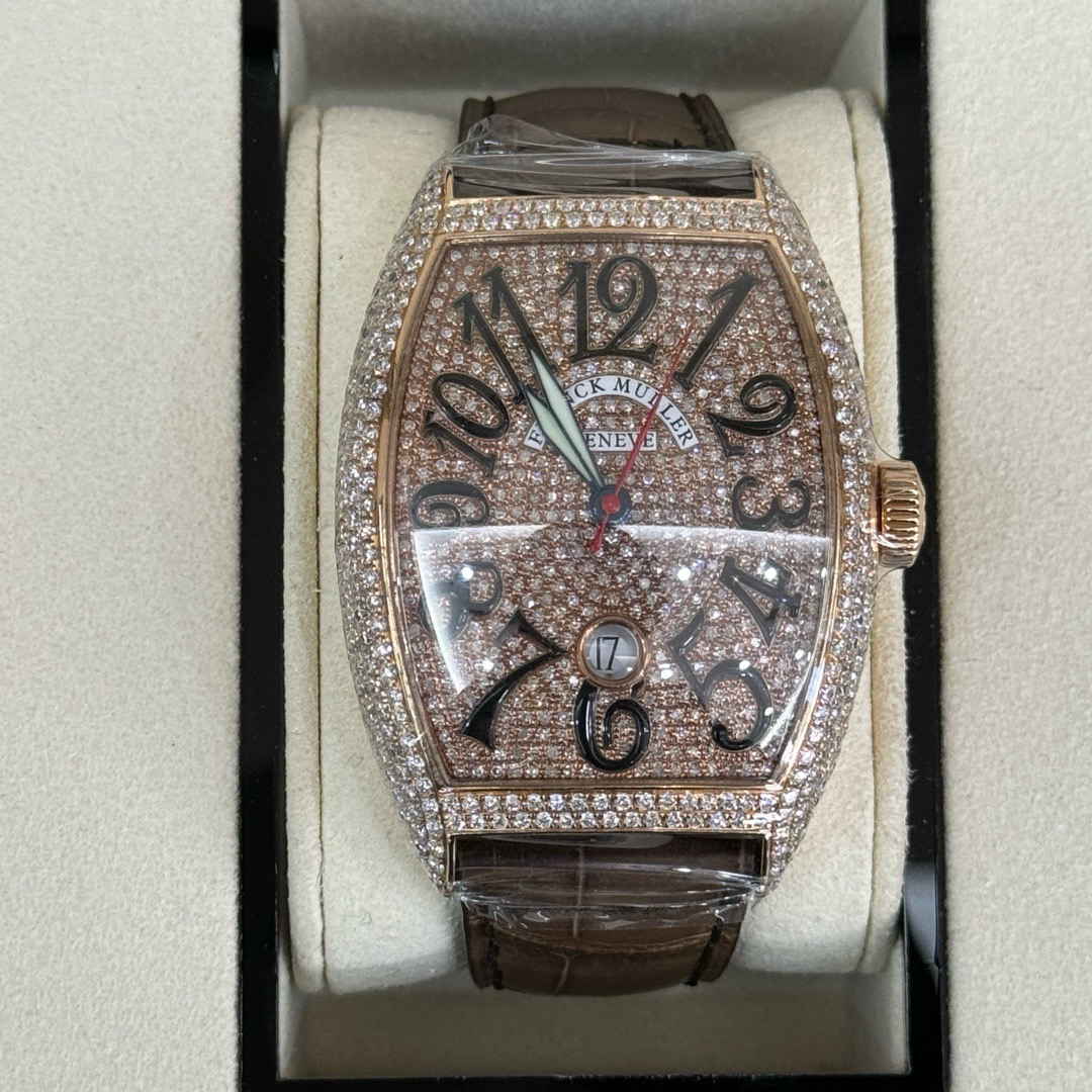 99新 Franck Muller/法兰克穆勒 8880表径39*55mm 18k玫瑰金后钻