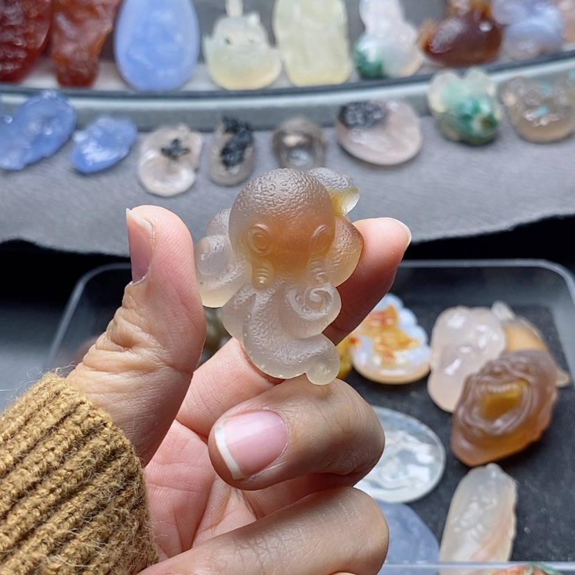 【闪购商品】未镶嵌吊坠定制玛瑙