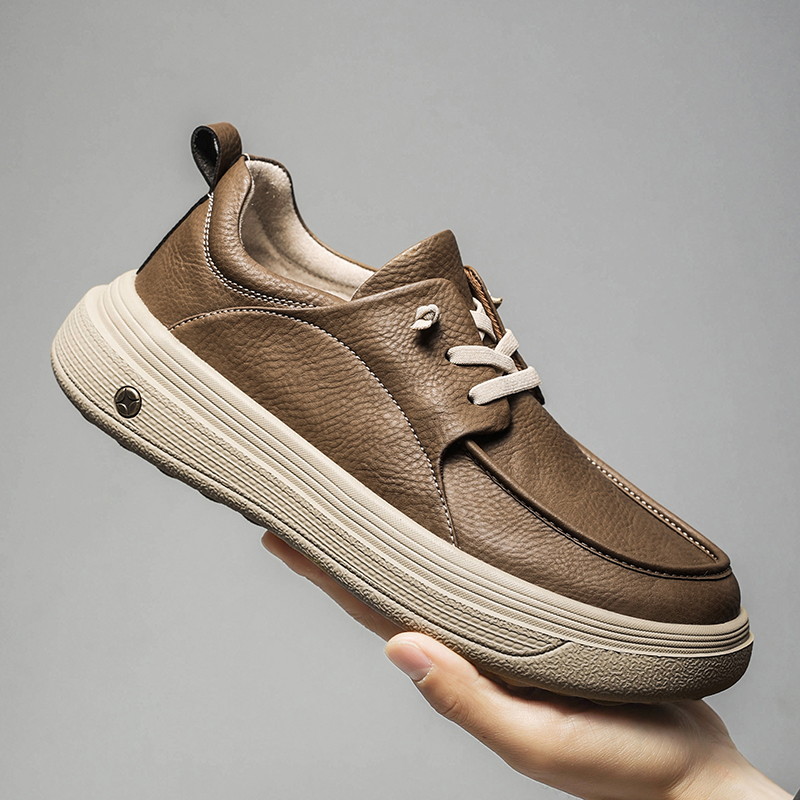 潮鞋英伦防滑低帮免系带百搭时尚休闲鞋轻便软底潮流板鞋Y827