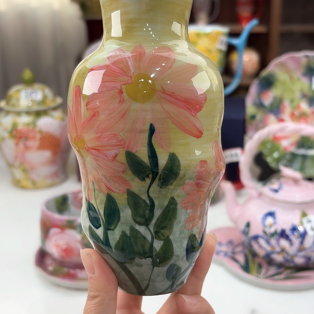 景德镇手绘高温釉下彩陶瓷茶具