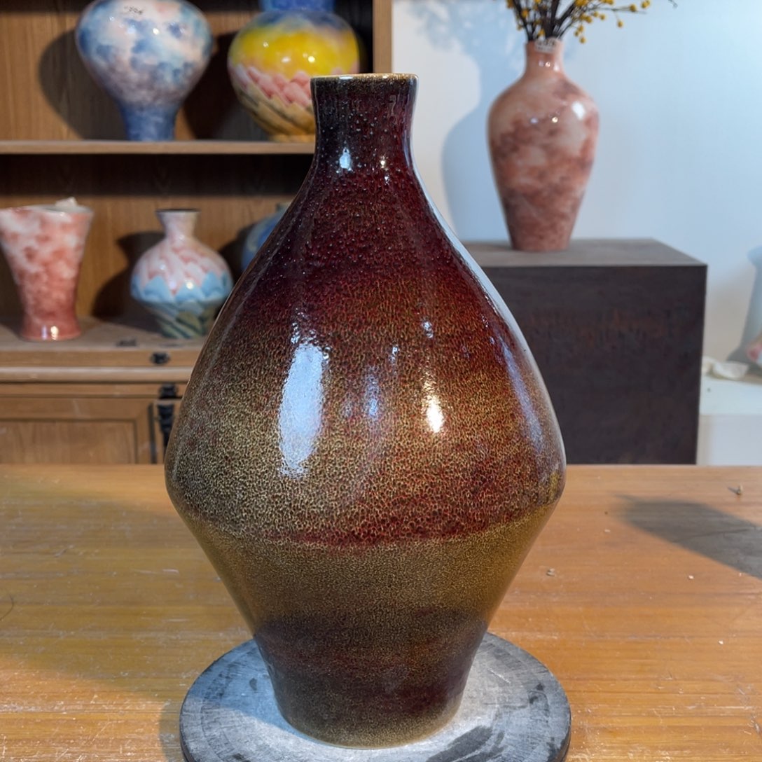 摆件陶景德镇陶瓷高31.5内口4福利