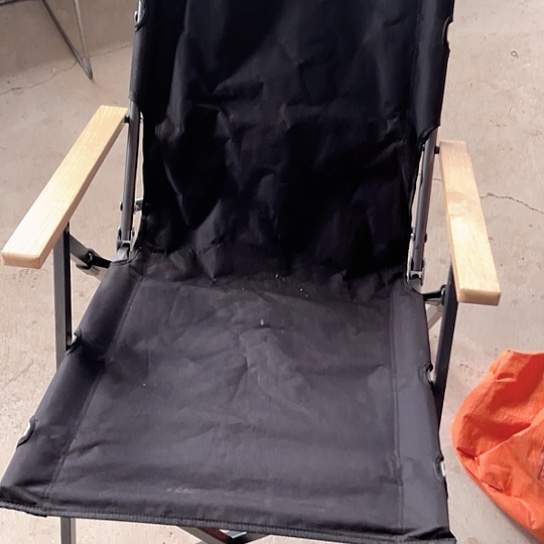 木把欧式聚拢钓椅一个瑕疵