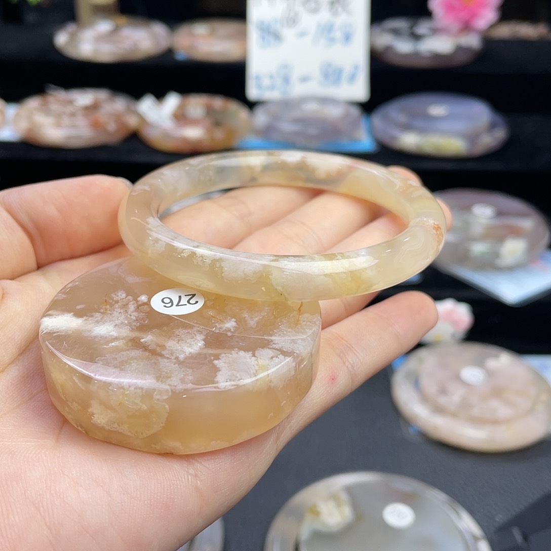 石英质玉手镯未镶嵌果*55/276