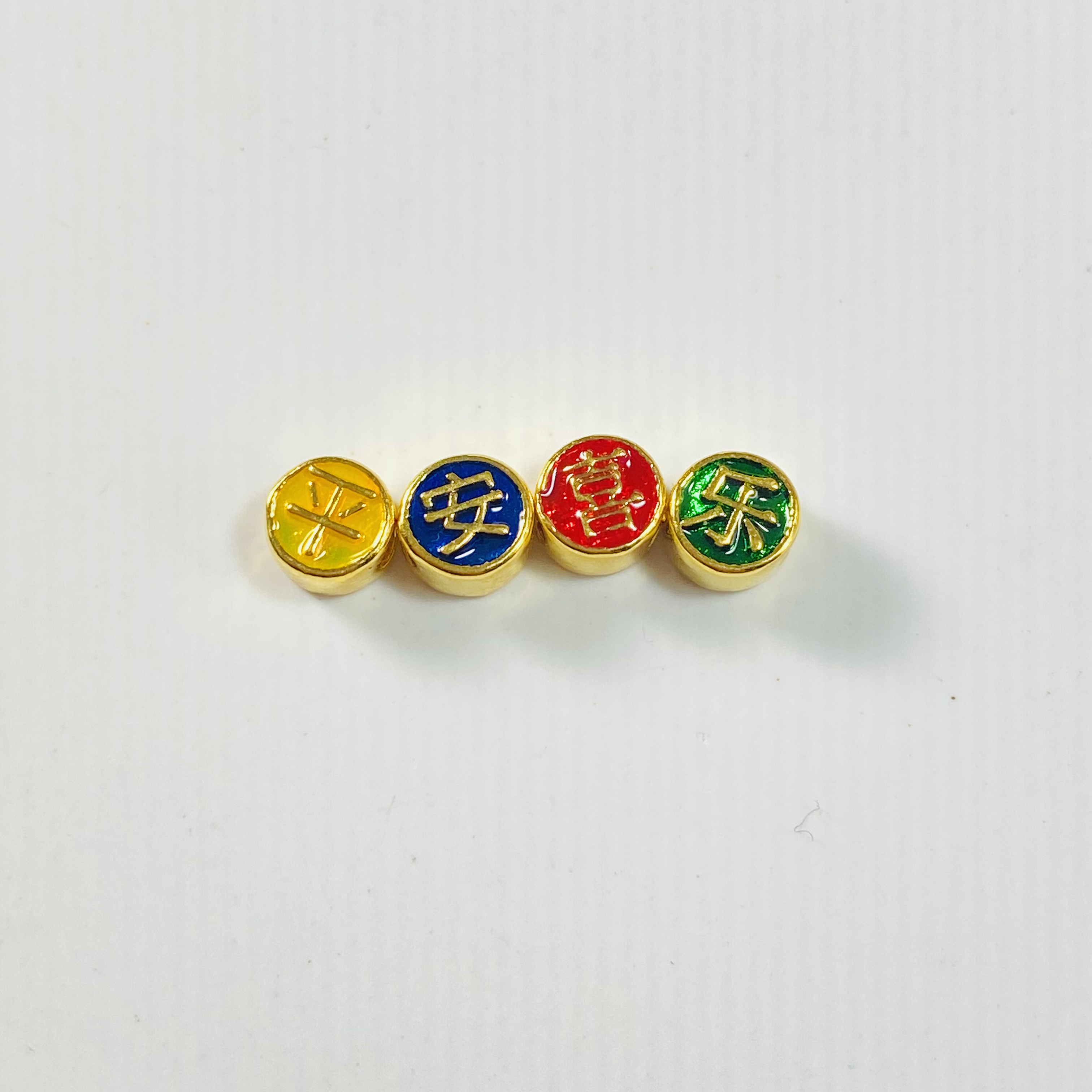 足金999 非遗珐琅平安喜乐 0.73