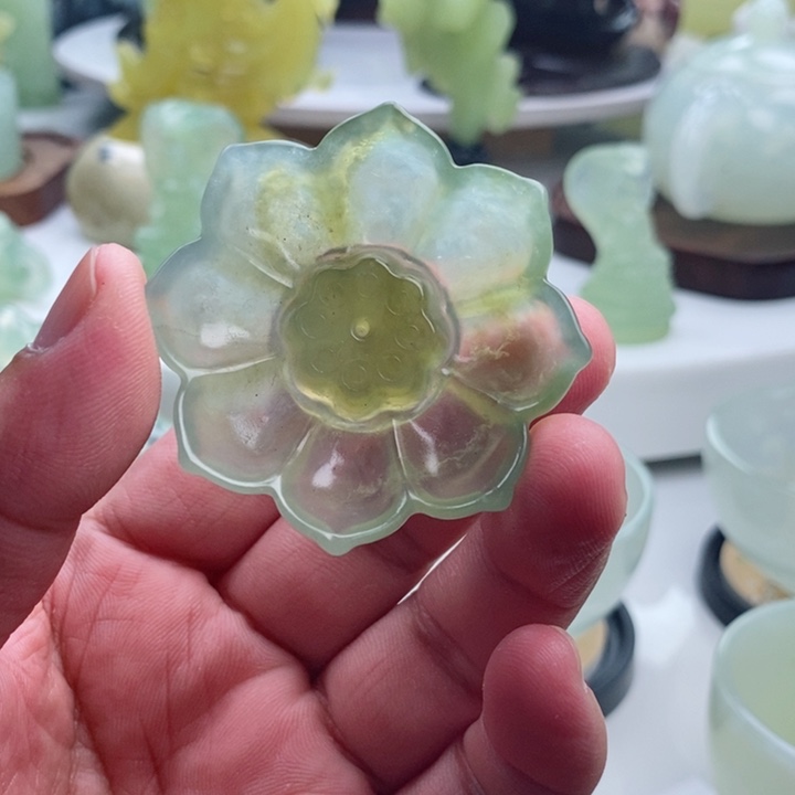 岫玉四大名玉香插未镶嵌