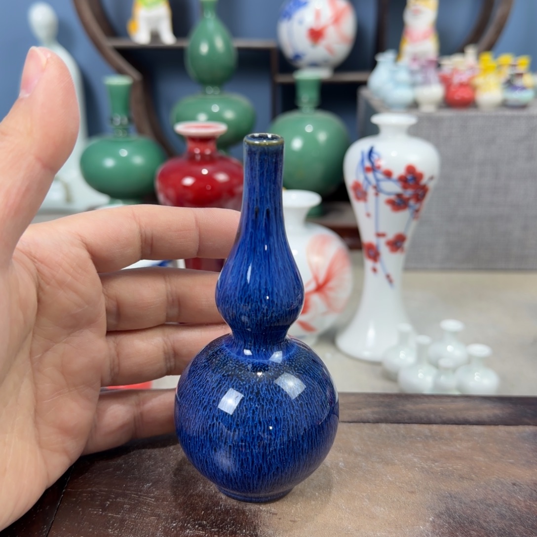 陶瓷手工小花器摆件