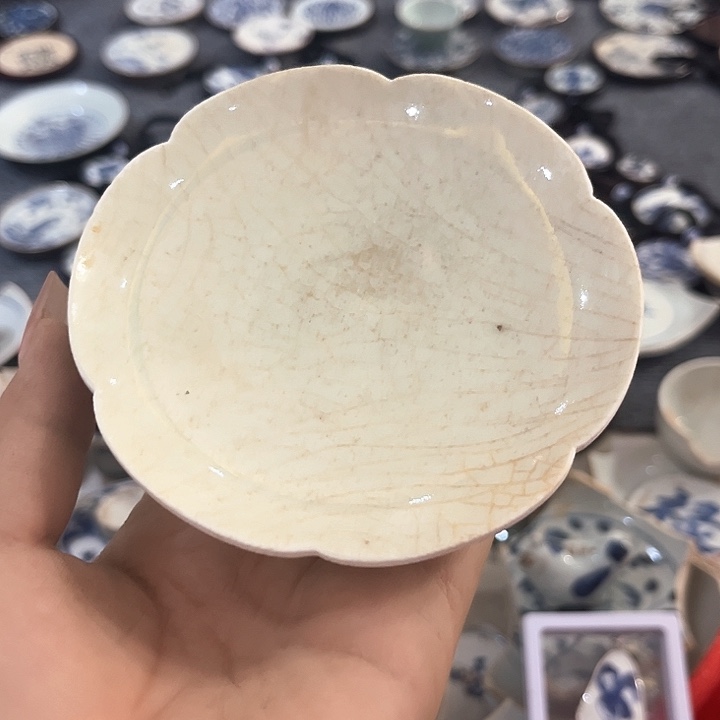 瓷片瓷片茶托喝茶非常不错