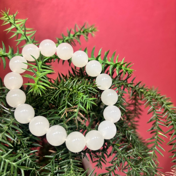 白玉手串卡12 安静高级感