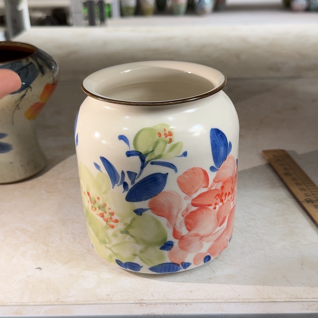 23景德镇釉下彩花瓶