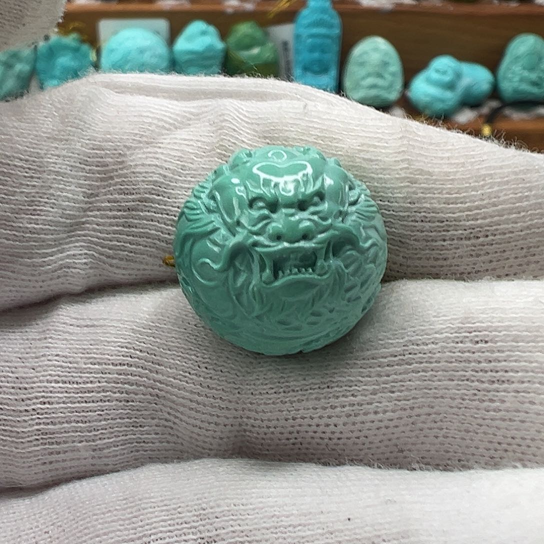 绿松石龙珠 未镶嵌